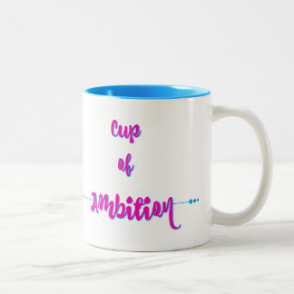 2 Couleurs Tasse d'ambition - rose