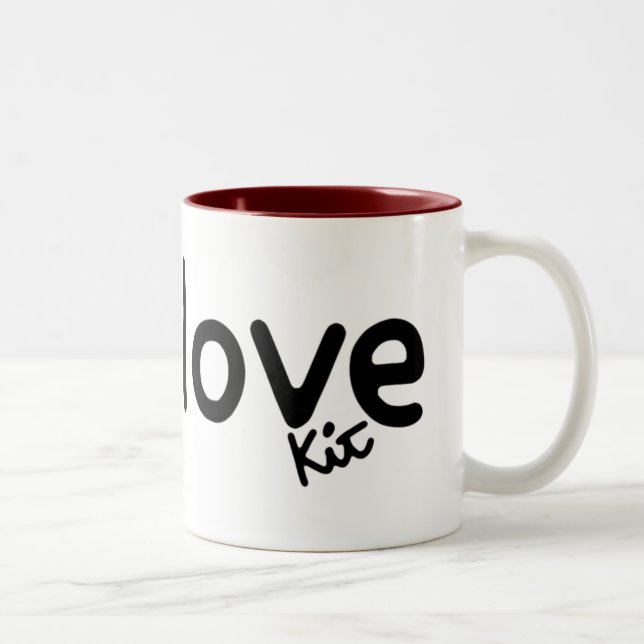 2 Couleurs tasse d'amour (Droit)