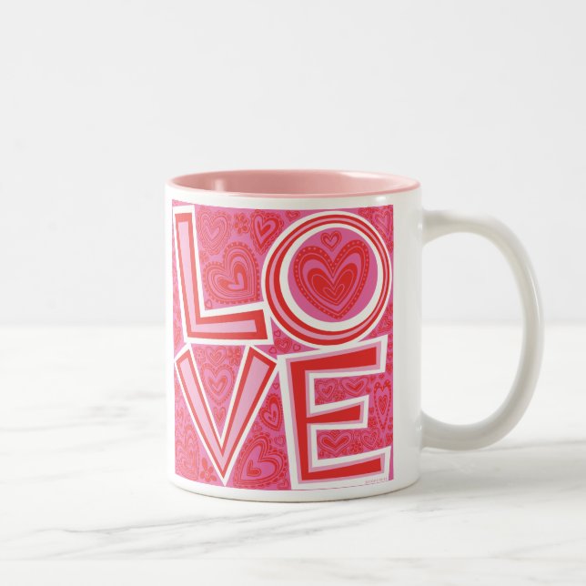2 Couleurs Tasse d'AMOUR (Droit)