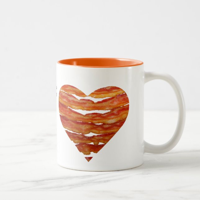 2 Couleurs Tasse d'amour de lard (Droit)