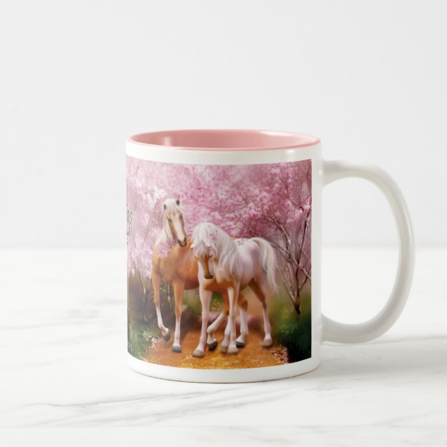 2 Couleurs Tasse d'amour de ressort (Droit)