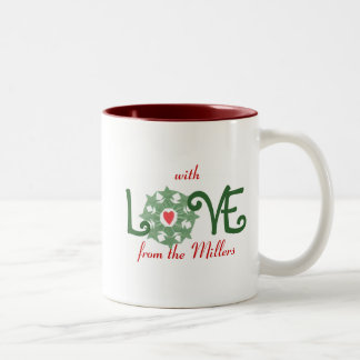 2 Couleurs Tasse d'amour de vacances