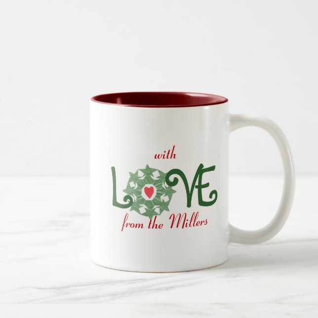 2 Couleurs Tasse d'amour de vacances (Droit)