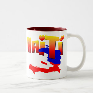 2 Couleurs Tasse d'AMOUR du HAÏTI