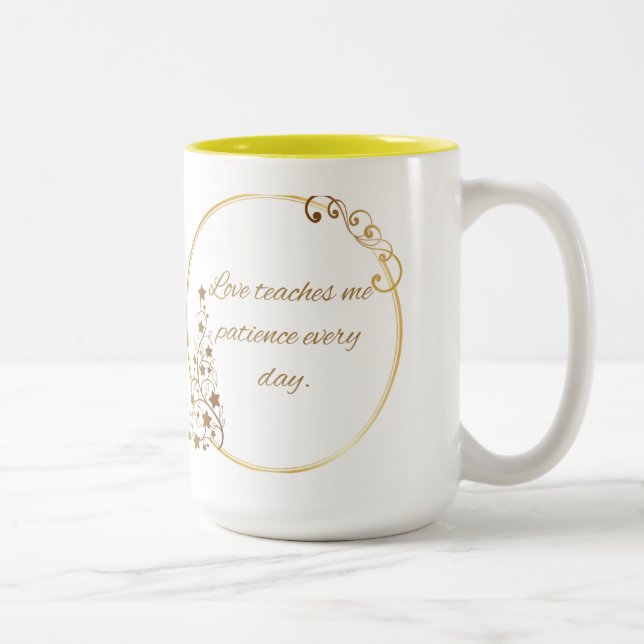 2 Couleurs Tasse d'amour éternel (Droit)