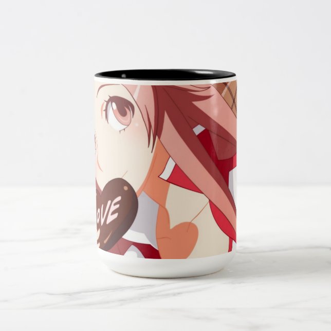 2 Couleurs Tasse d'Anime (Centre)