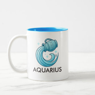 2 Couleurs Tasse d'anniversaire Astrologie Signe du zodiaque