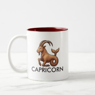 2 Couleurs Tasse d'anniversaire Astrologie Signe du zodiaque
