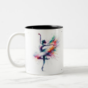 2 Couleurs Tasse Danseuse Ballerine