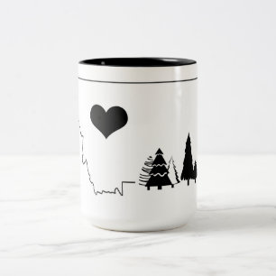 2 Couleurs Tasse d'arbre du Montana
