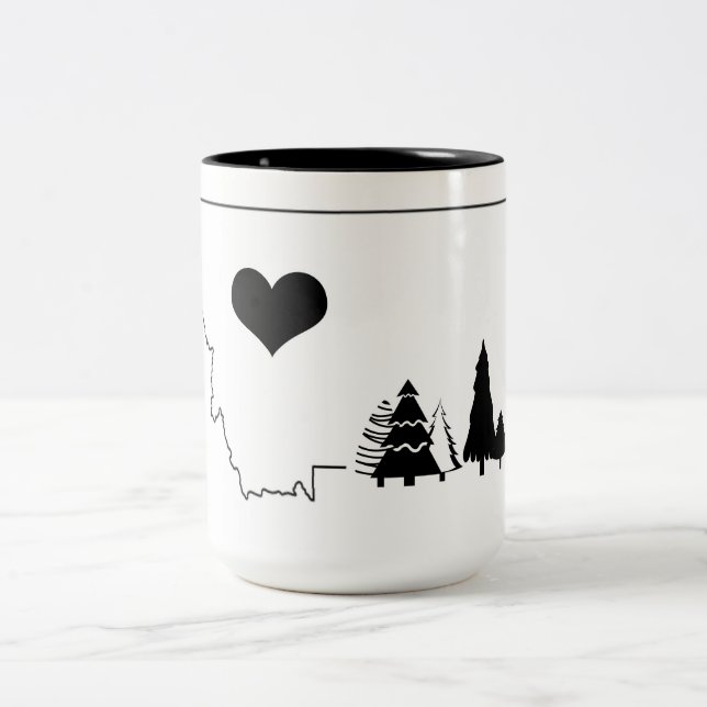 2 Couleurs Tasse d'arbre du Montana (Centre)