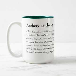 2 Couleurs Tasse d'archers