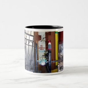 2 Couleurs tasse d'art de rue de m NYC