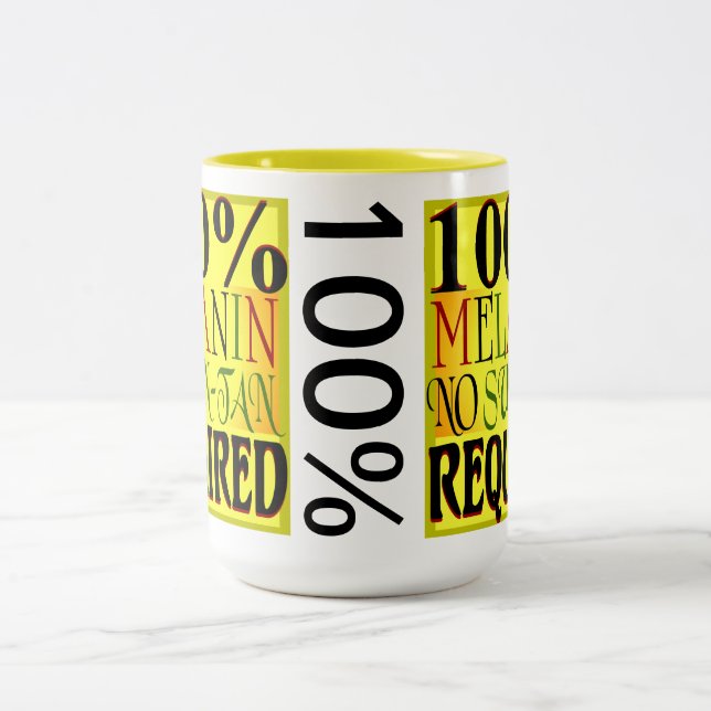 2 Couleurs TASSE de 100% (Centre)