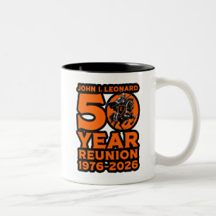 2 Couleurs Tasse de 11 oz pour les 50 ans de la réunion JIL 1