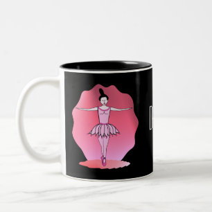 2 Couleurs Tasse de ballerine de danse