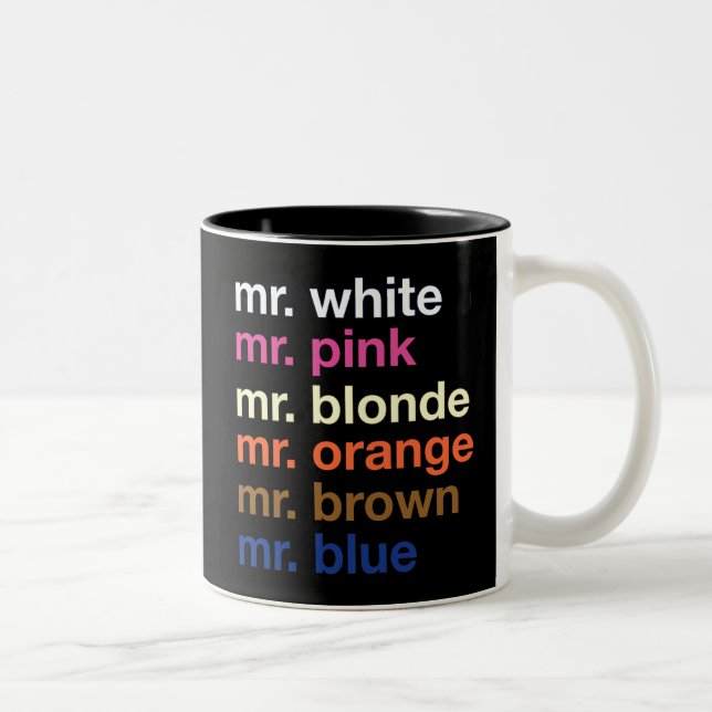 2 Couleurs Tasse de bandits de film (Droit)