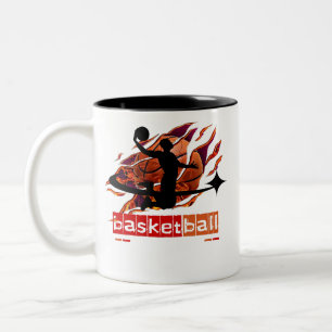 2 Couleurs Tasse de basketball