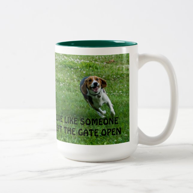 2 Couleurs Tasse de beagle (Droit)