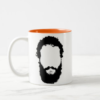2 Couleurs Tasse de Beardliness, orange