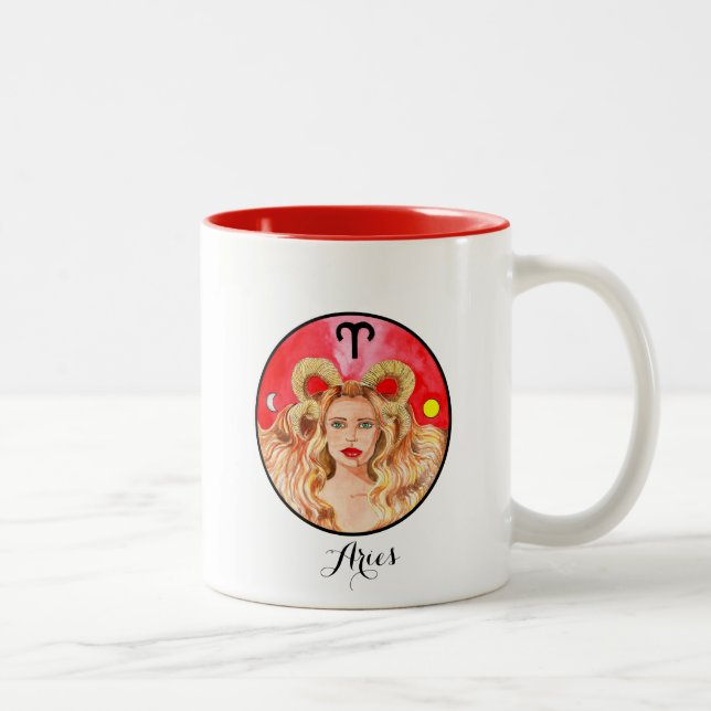 2 Couleurs Tasse de Bélier (Droit)