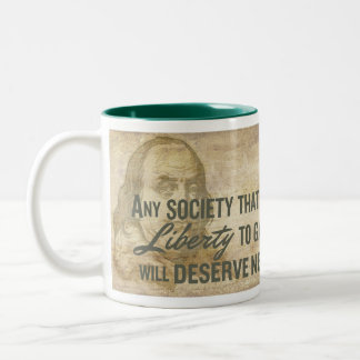 2 Couleurs Tasse de Ben Franklin