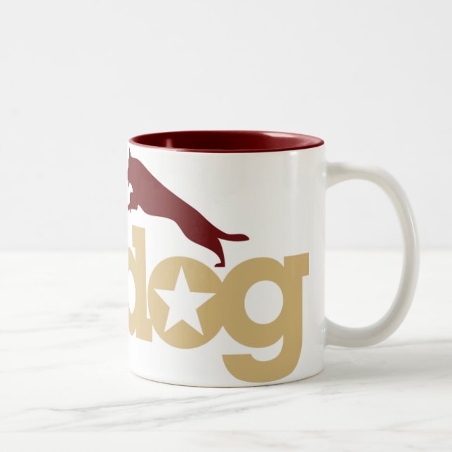 2 Couleurs Tasse de berger allemand (Droit)