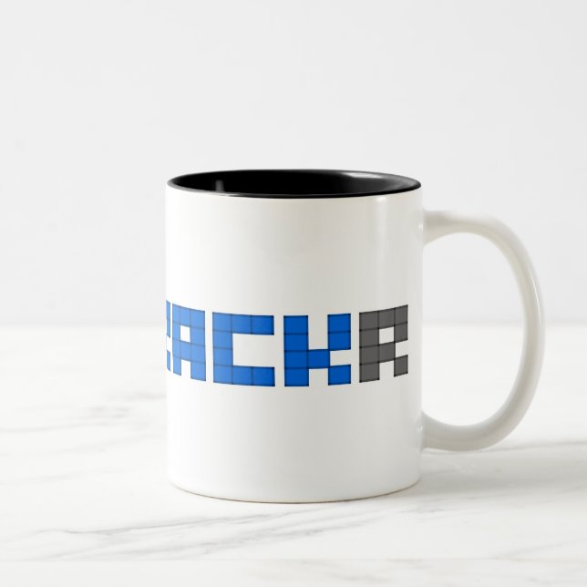 2 Couleurs Tasse de blanc d'Apptrackr (Droit)