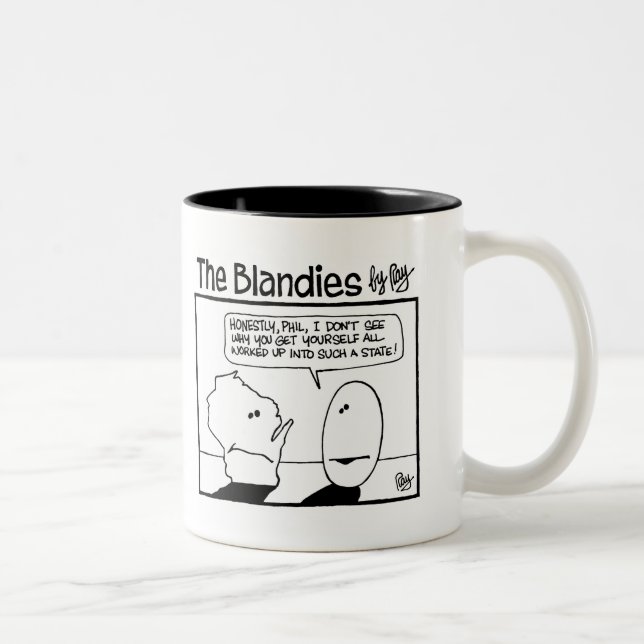 2 Couleurs Tasse de Blandies (Droit)