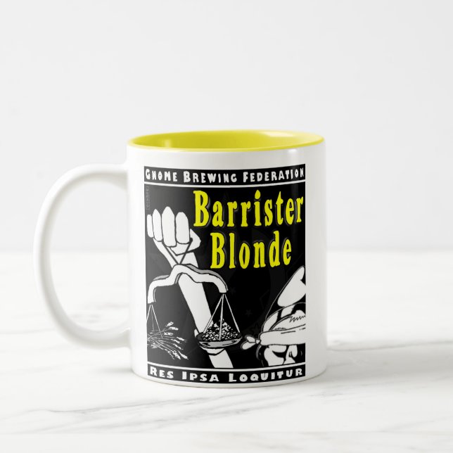 2 Couleurs Tasse de blonde d'avocat de GBF (Gauche)