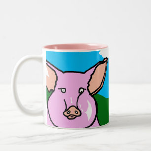 2 Couleurs Tasse de BlueSkyPigs