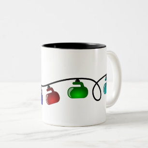 2 Couleurs Tasse de bordage de lumières de Noël