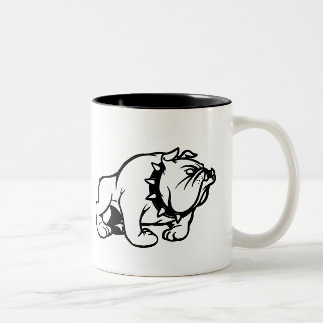 2 Couleurs Tasse de bouledogue (Droit)