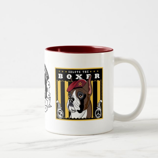 2 Couleurs Tasse de boxeur (Droit)