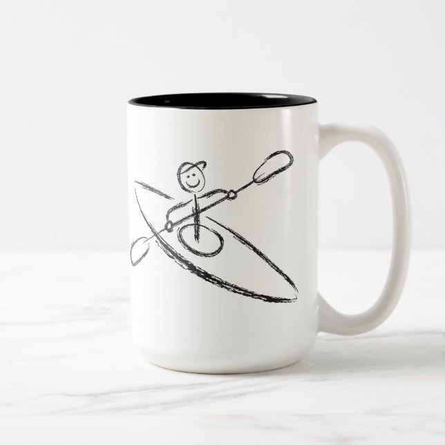 2 Couleurs Tasse de brosse de kayak (Droit)