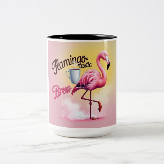 2 Couleurs Tasse de Brûlot Flamant-Tastique (Centre)