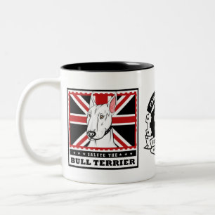 2 Couleurs Tasse de bull-terrier