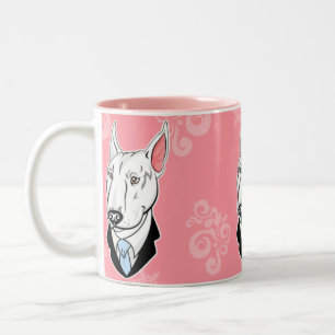 2 Couleurs Tasse de bull-terrier