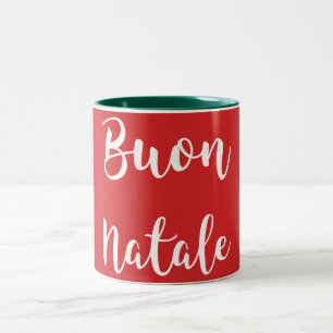 2 Couleurs Tasse de Buon Natale
