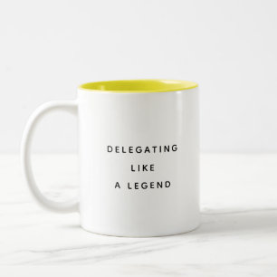 2 Couleurs Tasse de bureau amusante pour patron collègue mana