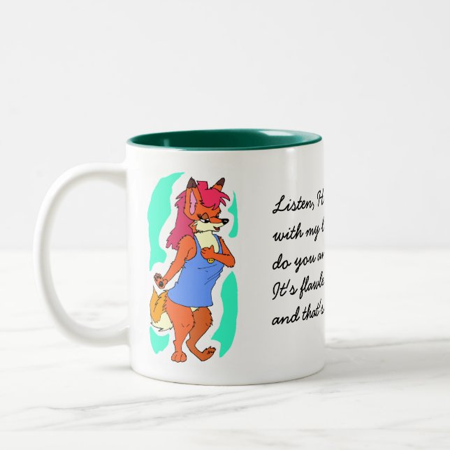 2 Couleurs Tasse de Buttonslogic (Gauche)