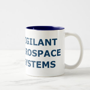 2 Couleurs Tasse de café à deux tons aérospatiale vigilant