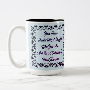 2 Couleurs Tasse de café à la maison de citation