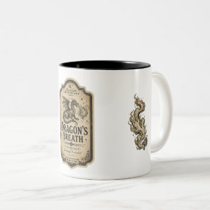 2 Couleurs Tasse de café avec étiquette de potion d'apothicai