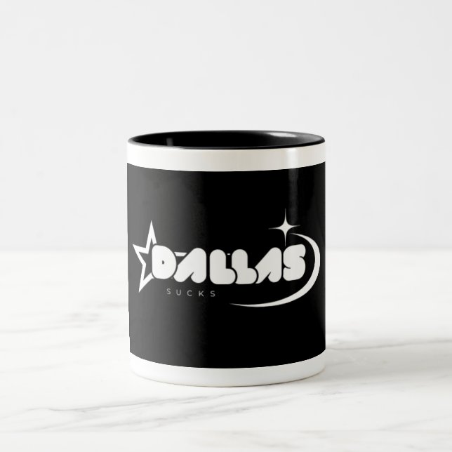 2 Couleurs Tasse de café avec l'inscription audacieuse « Dall (Centre)