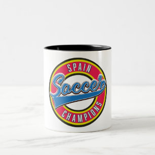 2 Couleurs Tasse de café bicolore Champions de football du Br