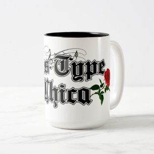 2 Couleurs Tasse de café bicolore de style rétro pour Chica