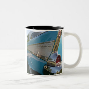 2 Couleurs Tasse de café blanc avec 57 Chevy