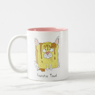 2 Couleurs Tasse de café Bouledogue Français Frenchie Toast