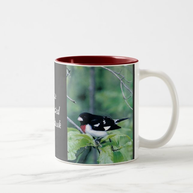 2 Couleurs Tasse de café brute rose de bec de Breasted (Droit)